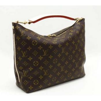 Louis Vuitton Monogram Canvas M40586 Cow Leather Cross Body Bag Ladies