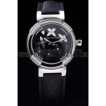 Louis Vuitton Tambour Bijou Black Watch