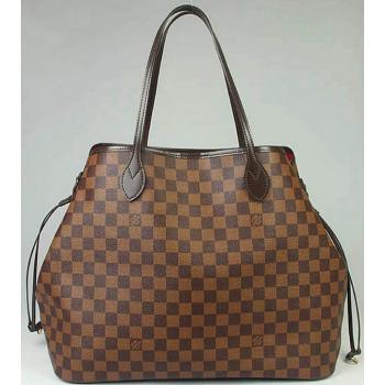 Cheap Quality Louis Vuitton Damier Canvas N51106 Brown Large HandBags