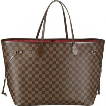 Cheap Quality Louis Vuitton Damier Canvas N51106 Brown Large HandBags