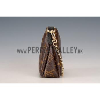 Replica Louis Vuitton Monogram Pallas Clutch Black 18926687