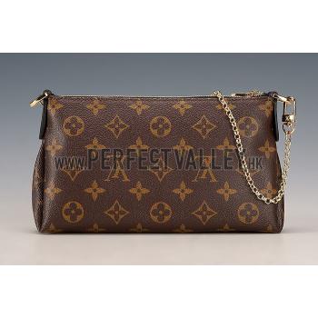 Replica Louis Vuitton Monogram Pallas Clutch Black 18926687