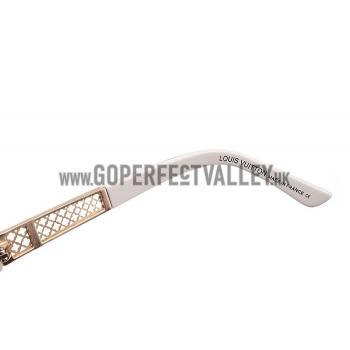 Louis Vuitton Obsession White Frame Sunglasses 308109