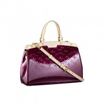 Cheap Louis Vuitton Monogram Vernis M91619 Purple Enamel Medium Bag