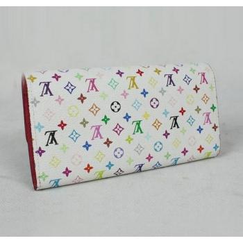 Louis Vuitton Monogram Multicolore M61734 Canvas Small Ladies Wallet