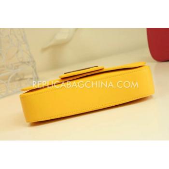 Louis Vuitton Evening Bag Clutch Yellow Leather