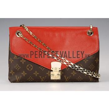 Louis Vuitton Pallas Chain Bag Red 608251