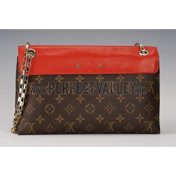 Louis Vuitton Pallas Chain Bag Red 608251