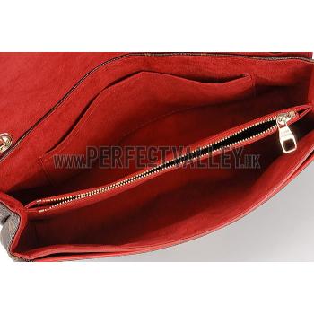 Louis Vuitton Pallas Chain Bag Red 608251