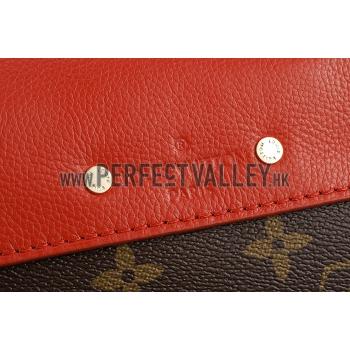 Louis Vuitton Pallas Chain Bag Red 608251