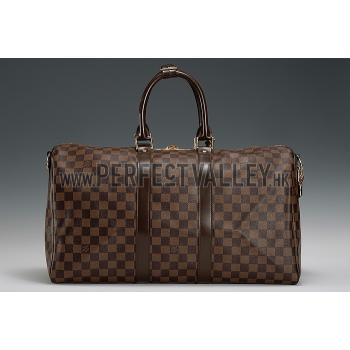 Louis Vuitton Damier Ebene Keepall 45 18926717