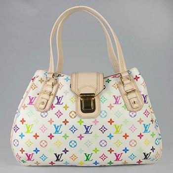 Cheap Louis Vuitton Monogram Multicolore M93554 White Canvas Cross Body Bag