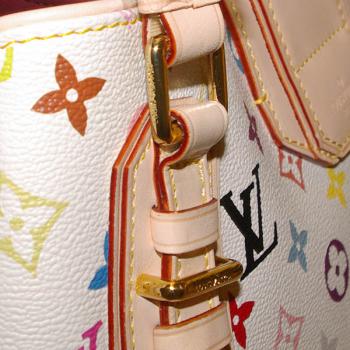 Cheap Louis Vuitton Monogram Multicolore M93554 White Canvas Cross Body Bag