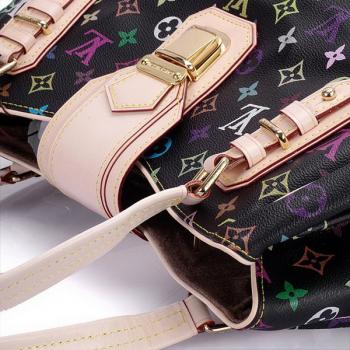 Louis Vuitton Monogram Multicolore M93555 Canvas Large Cross Body Bag