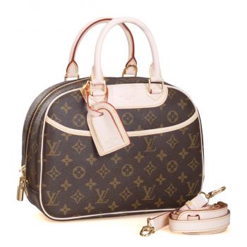 Louis Vuitton Monogram Canvas M42228 Brown Canvas Small Bag