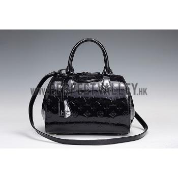 Louis Vuitton Monogram Vernis Montana Black 607363 Replica