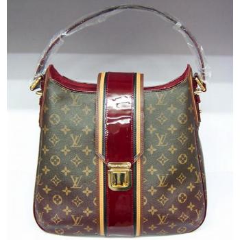 Louis Vuitton Monogram Mirage M95579 Red Cow Leather Large Bags