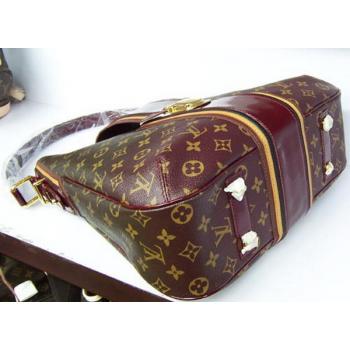 Louis Vuitton Monogram Mirage M95579 Red Cow Leather Large Bags