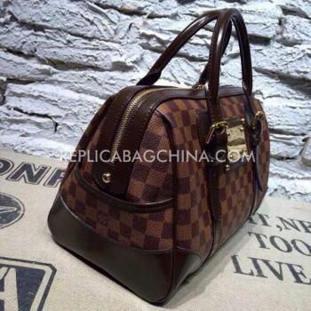 Louis Vuitton Calfskin Brown Handbag HM01470