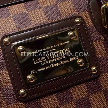 Louis Vuitton Calfskin Brown Handbag HM01470