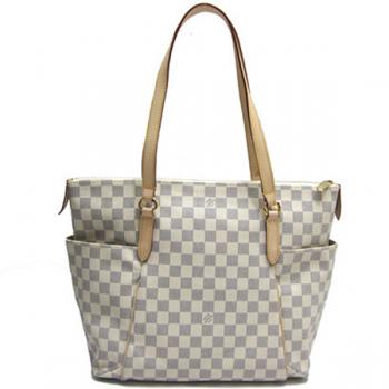 Cheap Louis Vuitton Damier Canvas N51263 White Canvas Ladies