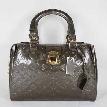 Louis Vuitton Monogram Vernis M93757 Enamel Large Ladies Bag