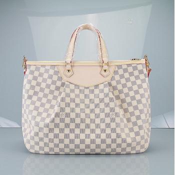 Replica Louis Vuitton Damier Canvas N41111 Black 2way Ladies