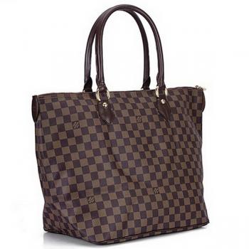 Replica Louis Vuitton Damier Canvas N51181 Brown 2way Ladies