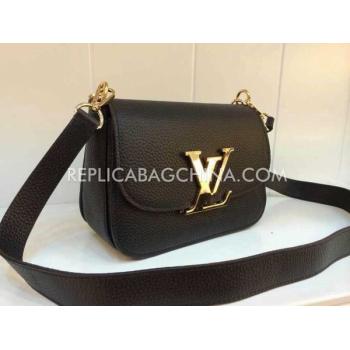 Louis Vuitton Handbag Calfskin Shoulder Bag Black