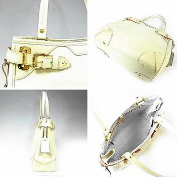 Quality Louis Vuitton Suhali Leather M95651 White Cow Leather Ladies Handbag