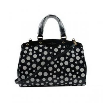 Louis Vuitton Yayoi Kusama M91619 Black Large Ladies