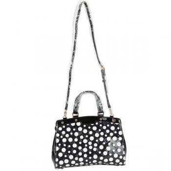 Louis Vuitton Yayoi Kusama M91619 Black Large Ladies