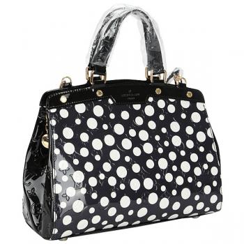 Louis Vuitton Yayoi Kusama M91619 Black Large Ladies