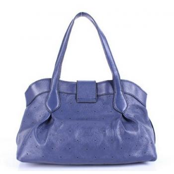 Replica Louis Vuitton Mahina Leather M97081 Blue Cow Leather Ladies Bags