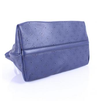 Replica Louis Vuitton Mahina Leather M97081 Blue Cow Leather Ladies Bags