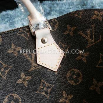 Louis Vuitton  Monogram Brown Travelling Bag Genuine Leather Handbag