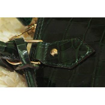 Cheap Louis Vuitton Green Leather Handbag