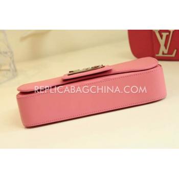 Cheap Louis Vuitton Leather Clutch Wallet Pink