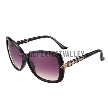 Louis Vuitton Petal Motif Black Frame Sunglasses 308110