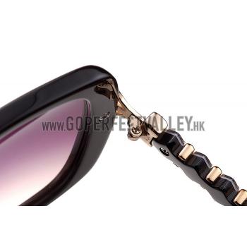 Louis Vuitton Petal Motif Black Frame Sunglasses 308110