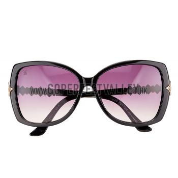 Louis Vuitton Petal Motif Black Frame Sunglasses 308110