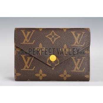 Louis Vuitton Monogram Canvas Compact Curieuse Wallet Yellow 18927001