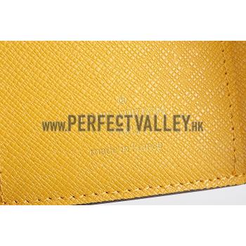 Louis Vuitton Monogram Canvas Compact Curieuse Wallet Yellow 18927001