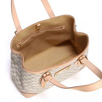 Louis Vuitton Damier Canvas N51206 White Large Ladies Bags