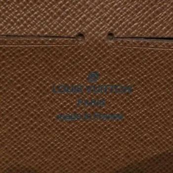 Replica Louis Vuitton Neutral Brown Calfskin Wallet Purse