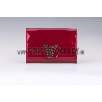 Louis Vuitton Monogram Vernis Neo Sobe Clutch Louise Red Replica