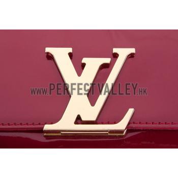 Louis Vuitton Monogram Vernis Neo Sobe Clutch Louise Red Replica