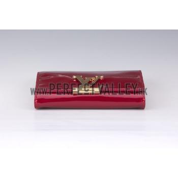 Louis Vuitton Monogram Vernis Neo Sobe Clutch Louise Red Replica