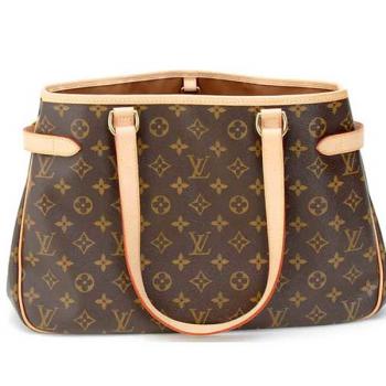 Louis Vuitton Monogram Canvas M51154 Cow Leather Medium 2way