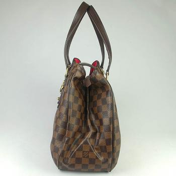 Quality Louis Vuitton Damier Canvas N48108 Brown Small 2way Replica